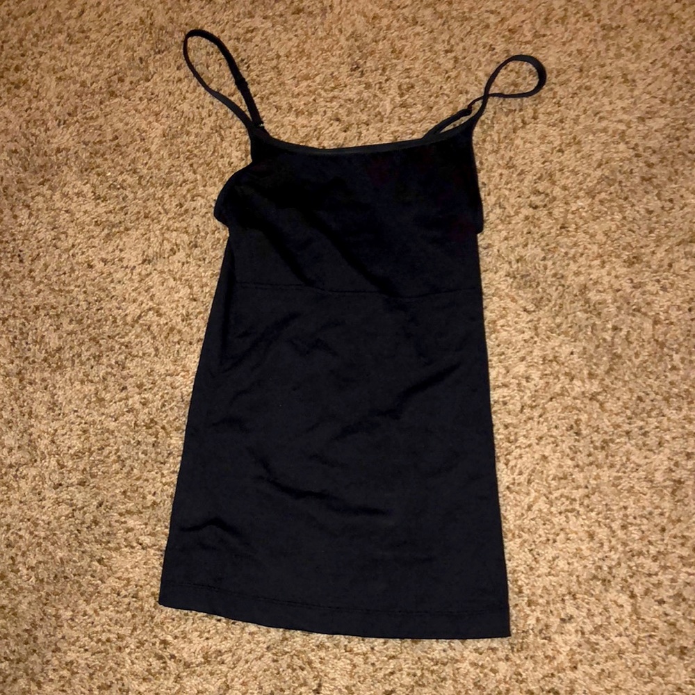 Black tank top